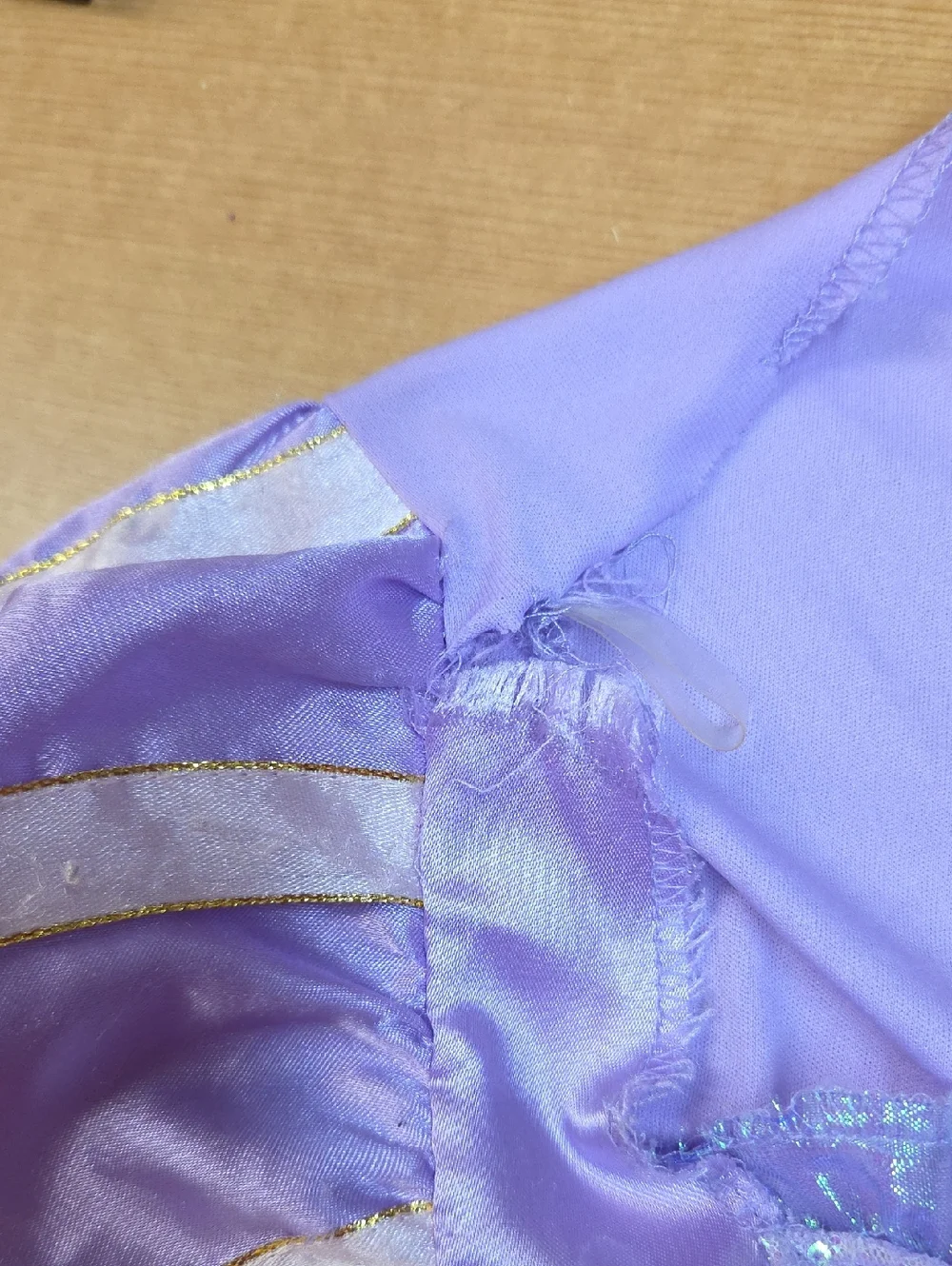 Disney Princess Costume Dress Rapunzel Purple Lavender Size Girl S (4-6) - Picture 5 of 8